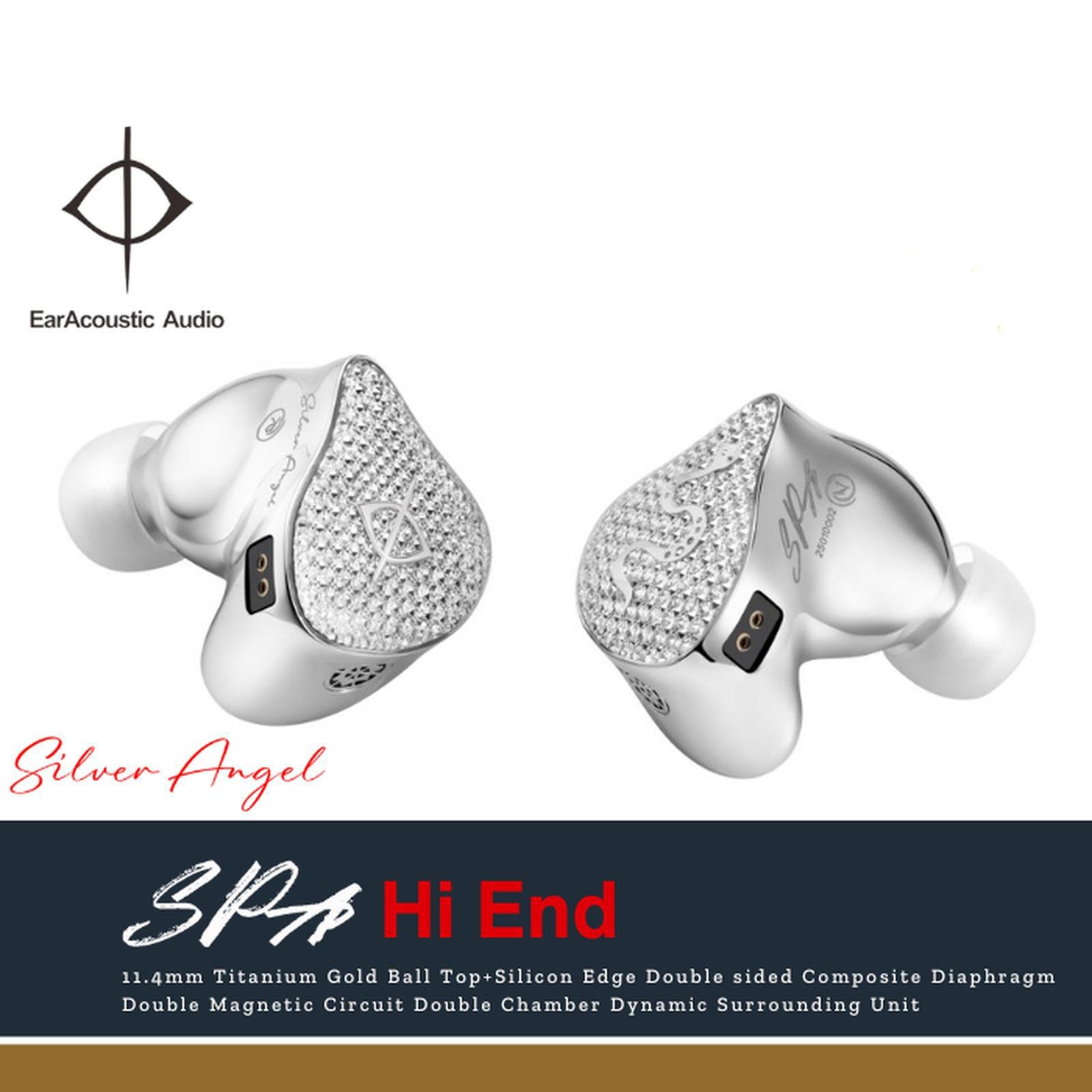 EarAcoustic SPA Hi End 11.4mm Titanium Driver In Ear Monitor Earphone Original