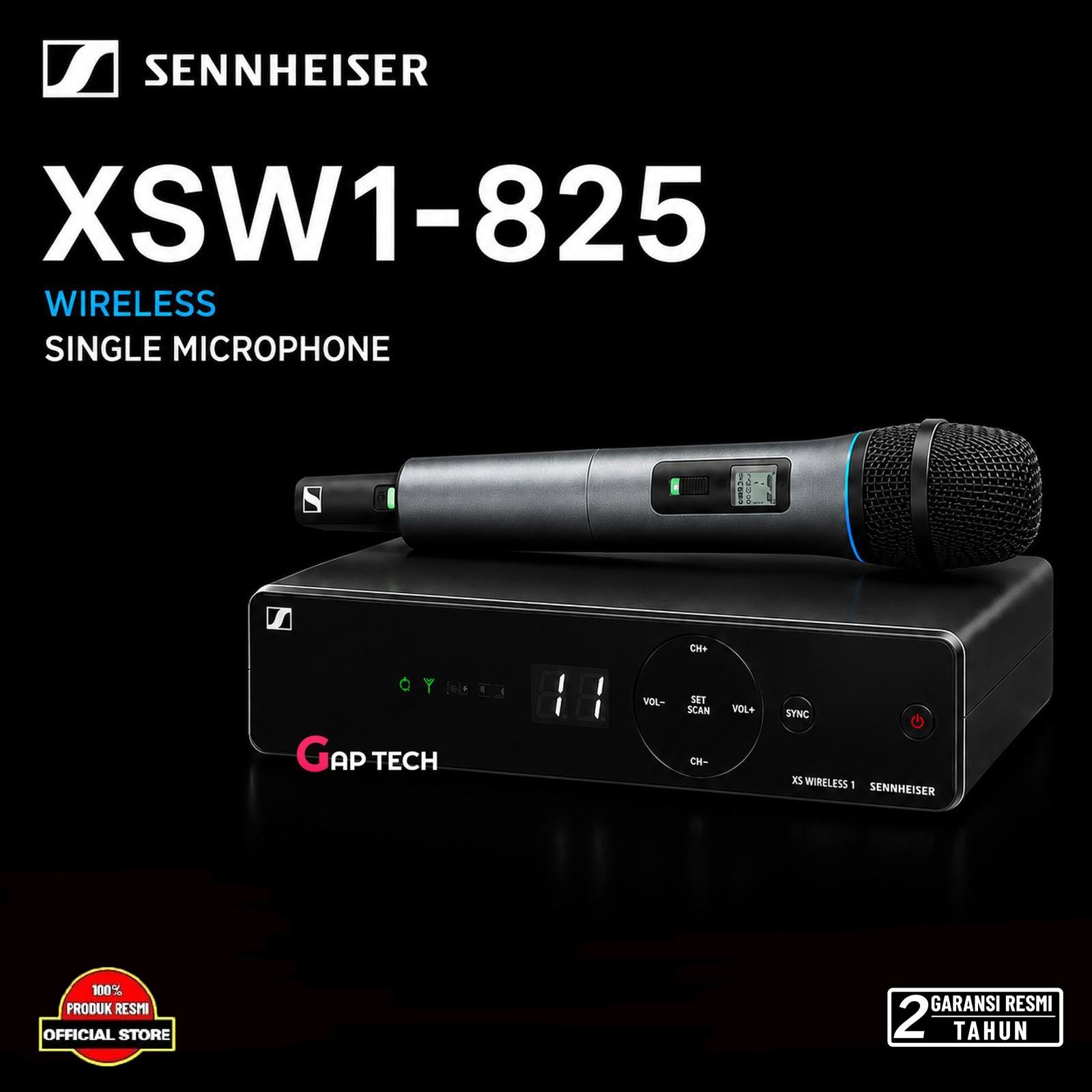 Sennheiser XSW1-825 XSW 1 825 Wireless Single Microphone Original