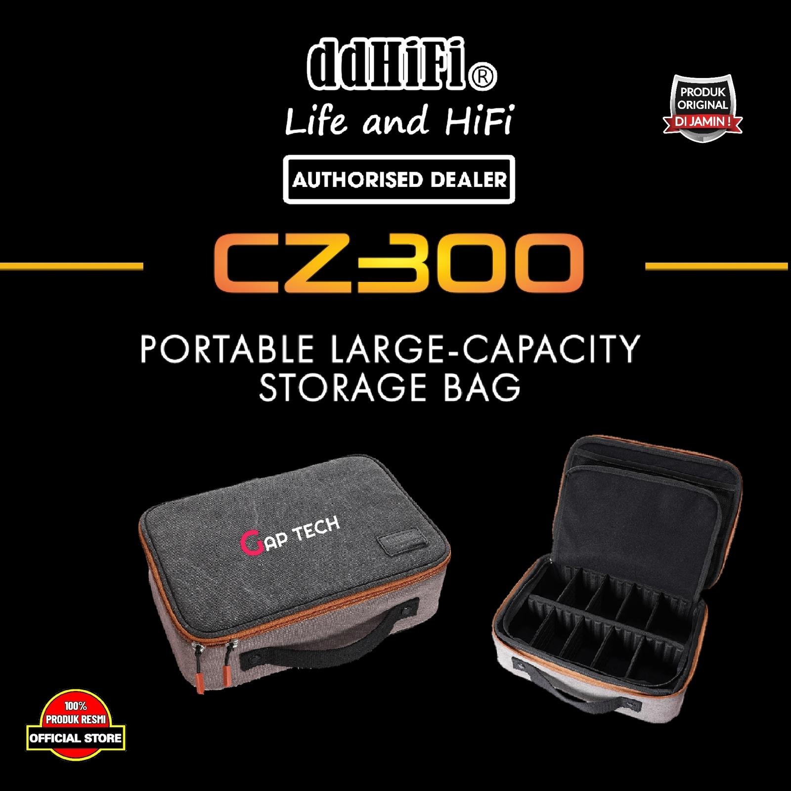 DD DDHIFI CZ 300 / CZ300 Large-Capacity Gadgets Storage Bag / Case Original