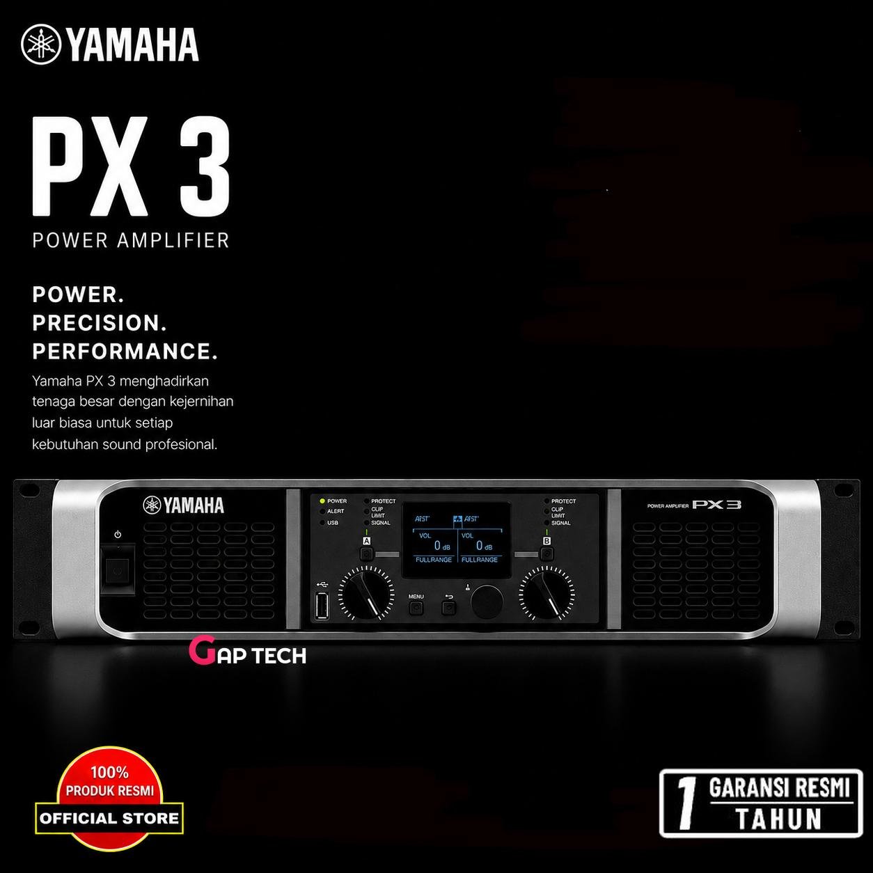Yamaha PX 3 PX3 Power Amplifier Sound System Original
