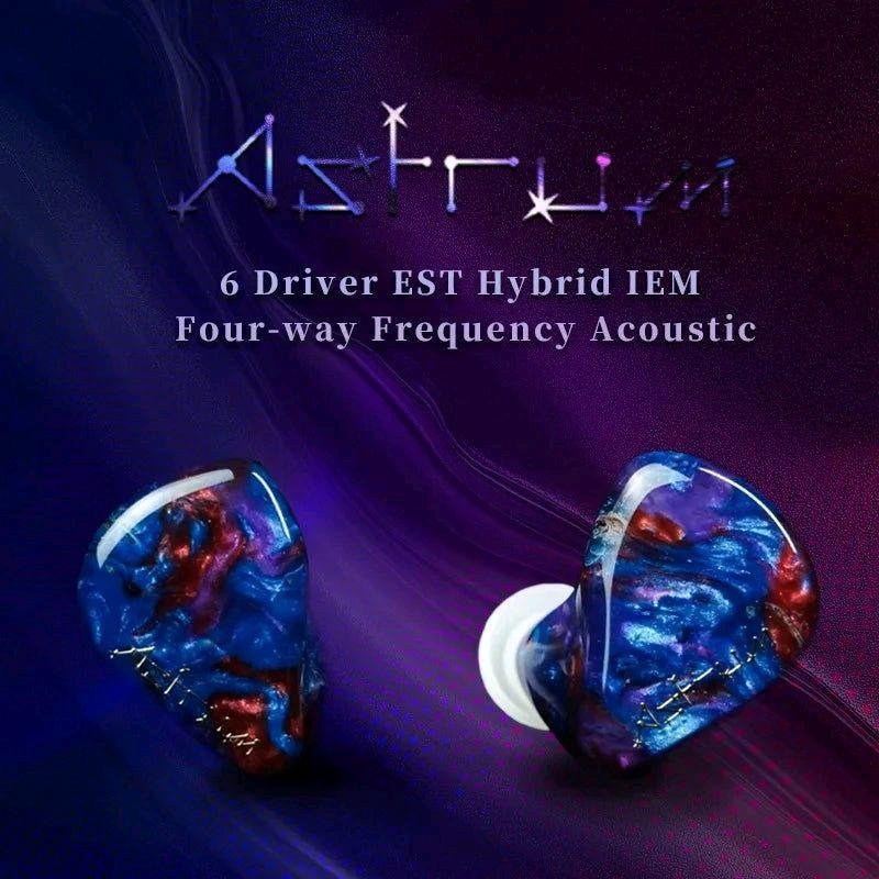 BGVP Astrum 2DD+2EST+2BA / 6 Drivers Hybrid In Ear Monitors Earphone / IEM Original