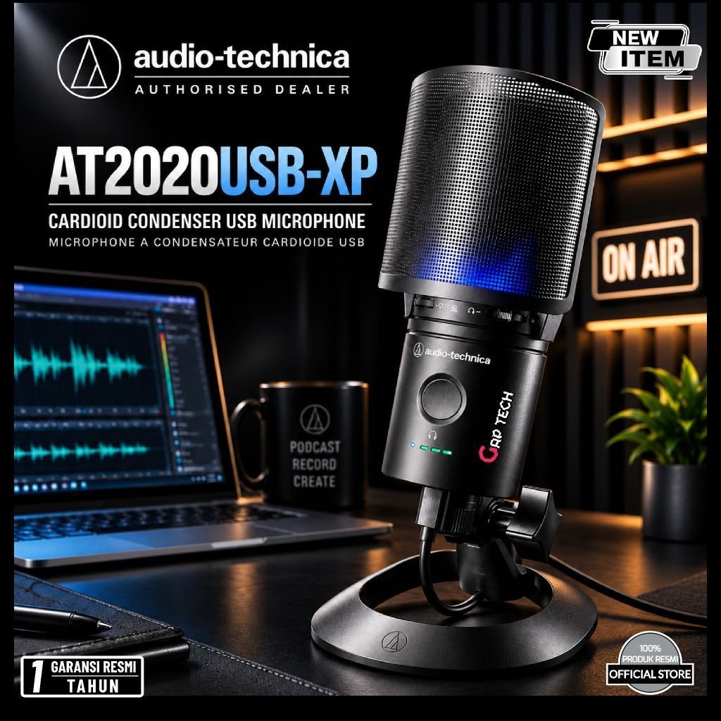 Audio Technica AT2020USB XP / AT2020 USB XP / AT2020 USBXP Cardioid Condenser USB Microphone Original