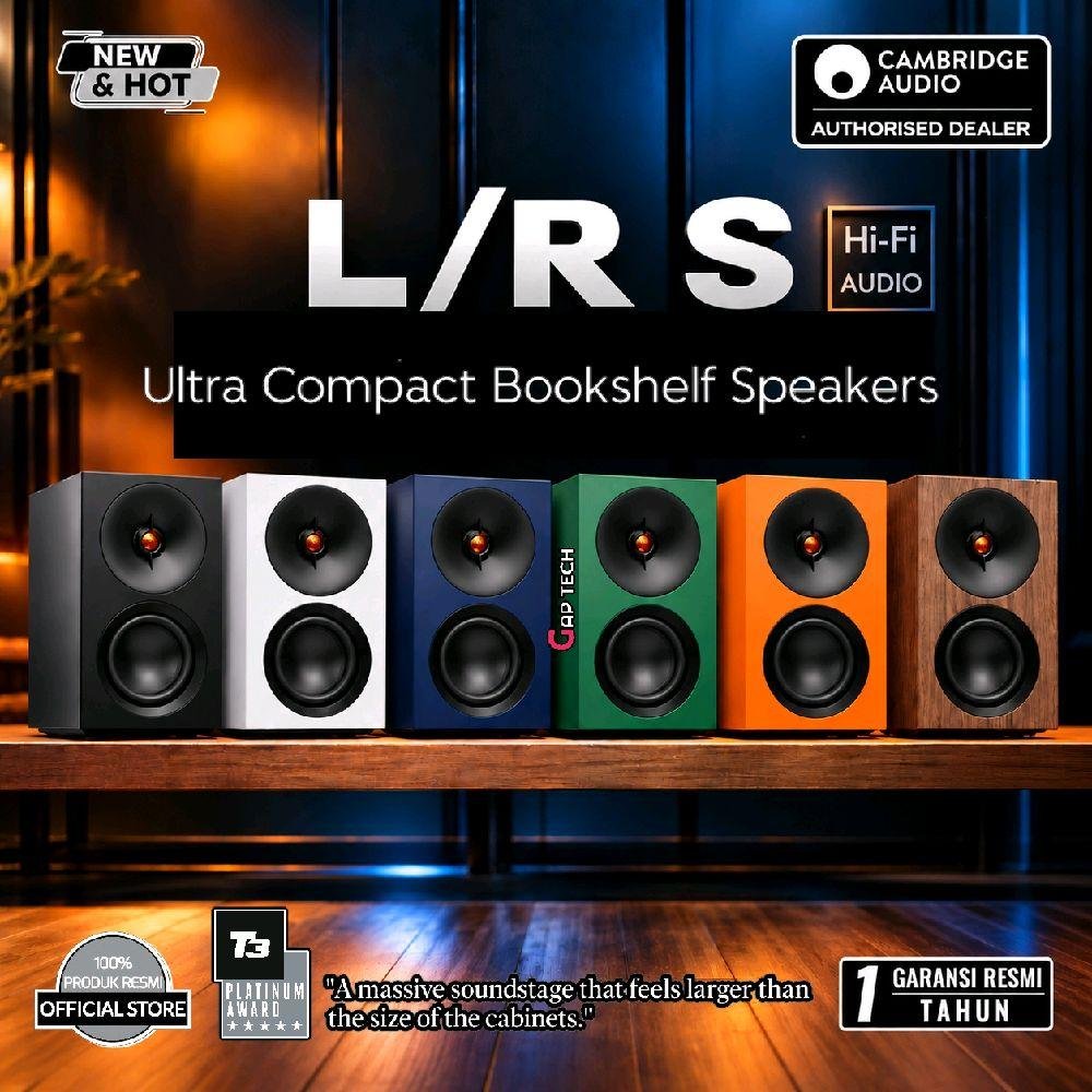 Cambridge Audio L/R S / LR S / L R S 100w Ultra Compact Active Stereo / Bookshelf Monitor Speakers Original