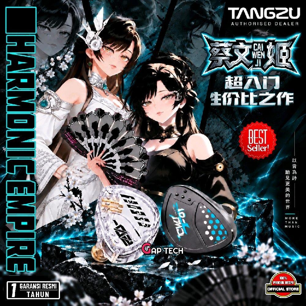 Tangzu Harmonic Empire / HE Cai Wenji 10mm Single Dynamic Driver In-Ear Monitors Earphone / IEM Original