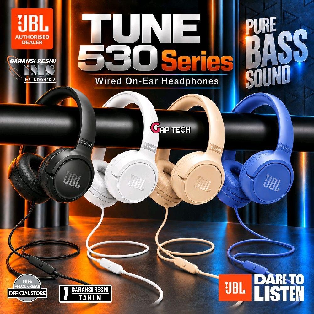 JBL Tune 530 Series / Tune 530 Wired / T530 Wired / T 530 Wired / Tune 530C USB-C / Tune 530C / T530C / T530 C / T 530 C Wired On-Ear Headphones Original