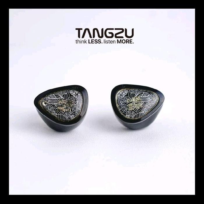 TANGZU Waner 2 / Wan er 2 / Waner SG 2 - 10MM PET Diaphragm Hi-Fi In Ear Monitor Earphone Black Edition / IEM Original
