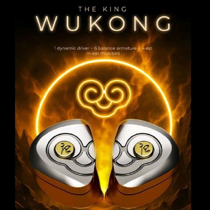 Tangzu The King Wukong / Wu Kong / Monkey King 1DD+6BA+4EST In-Ear Monitors Earphone / IEM Original