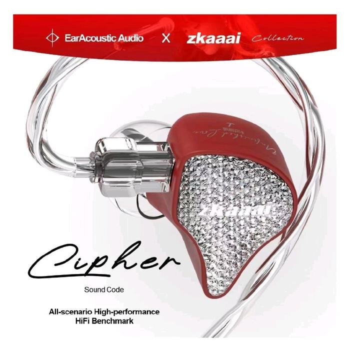 EarAcoustic x Zkaaai Cipher - High Performance 10mm Single Dynamic In Ear Monitor Earphone / IEM Original