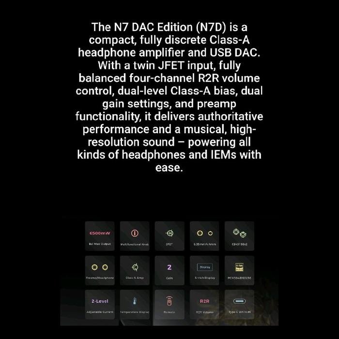 AUNE N7D DAC Edition / N7 DAC Edition - Class A Headphone Amplifier DAC Original