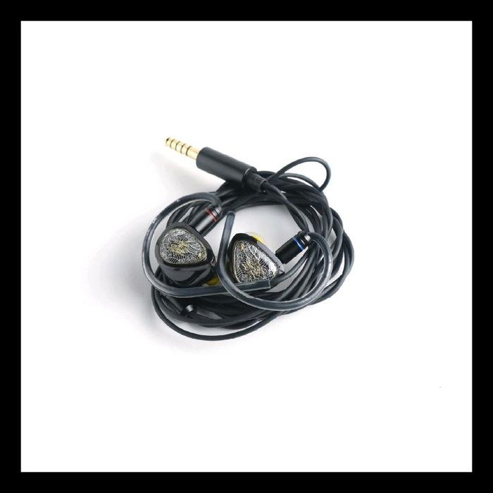 TANGZU Waner 2 / Wan er 2 / Waner SG 2 - 10MM PET Diaphragm Hi-Fi In Ear Monitor Earphone Black Edition / IEM Original