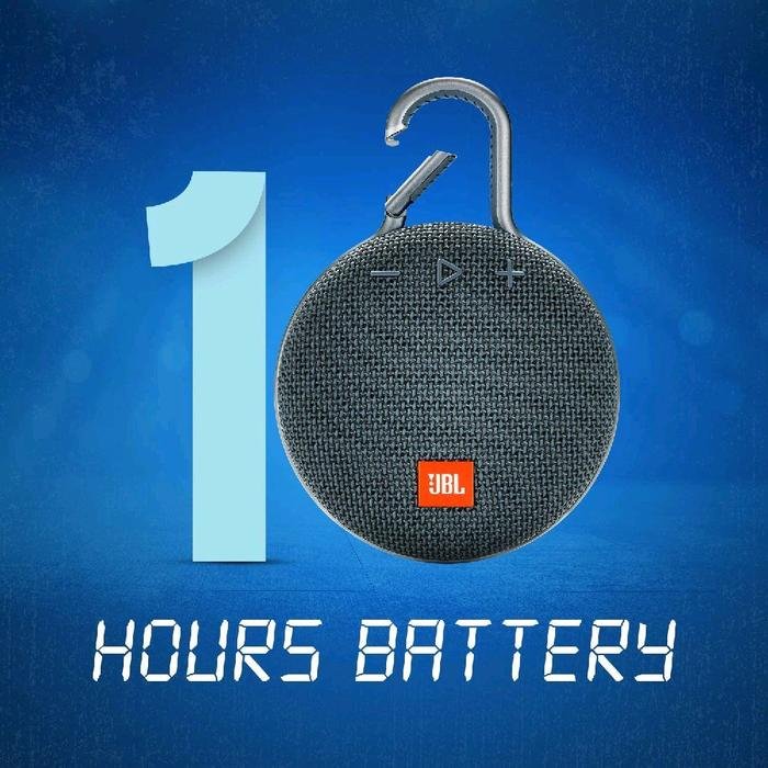 JBL Clip 3 / Clip3 Portable Waterproof Wireless Bluetooth Speaker Original