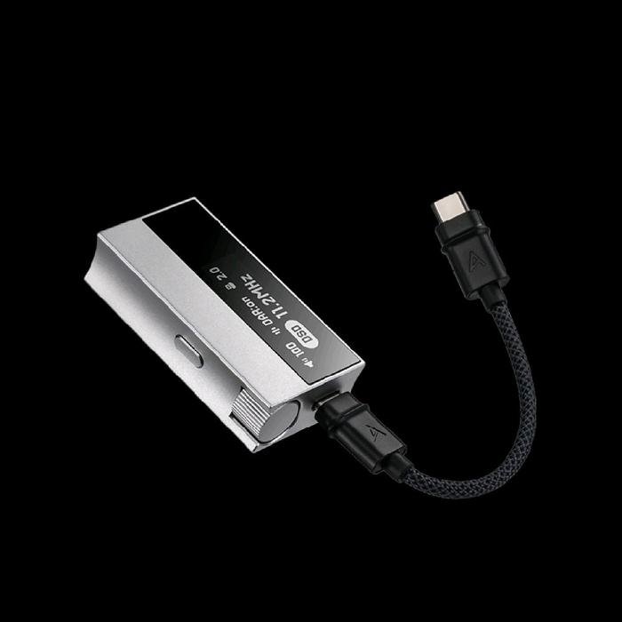 Astell & Kern AK HC5 / HC 5 / HC-5 Satin Silver AK4191EQ + AK4499EX Hi-Fi Portable / Dongle USB DAC Original