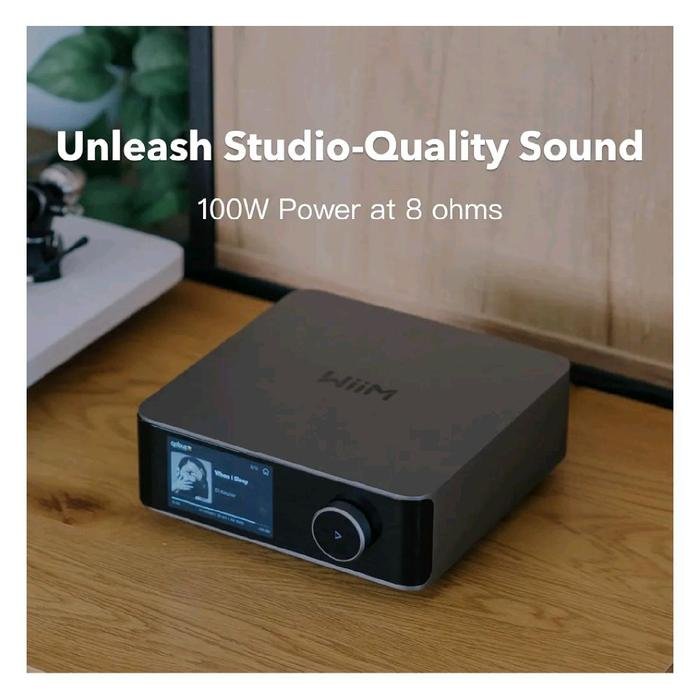 WiiM Amp Ultra Streaming Amplifier with Premium ESS ES9039Q2M DAC and Dual TI TPA3255 Amps / Streaming Amplifier Original