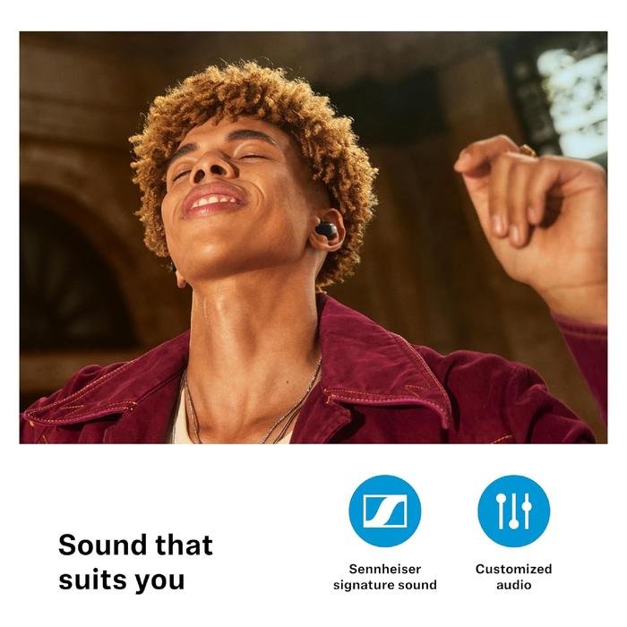 Sennheiser ACCENTUM True Wireless Hybrid Active Noise Cancelling True Wireless Earbuds with Crystal Clear Sound / TWS Original