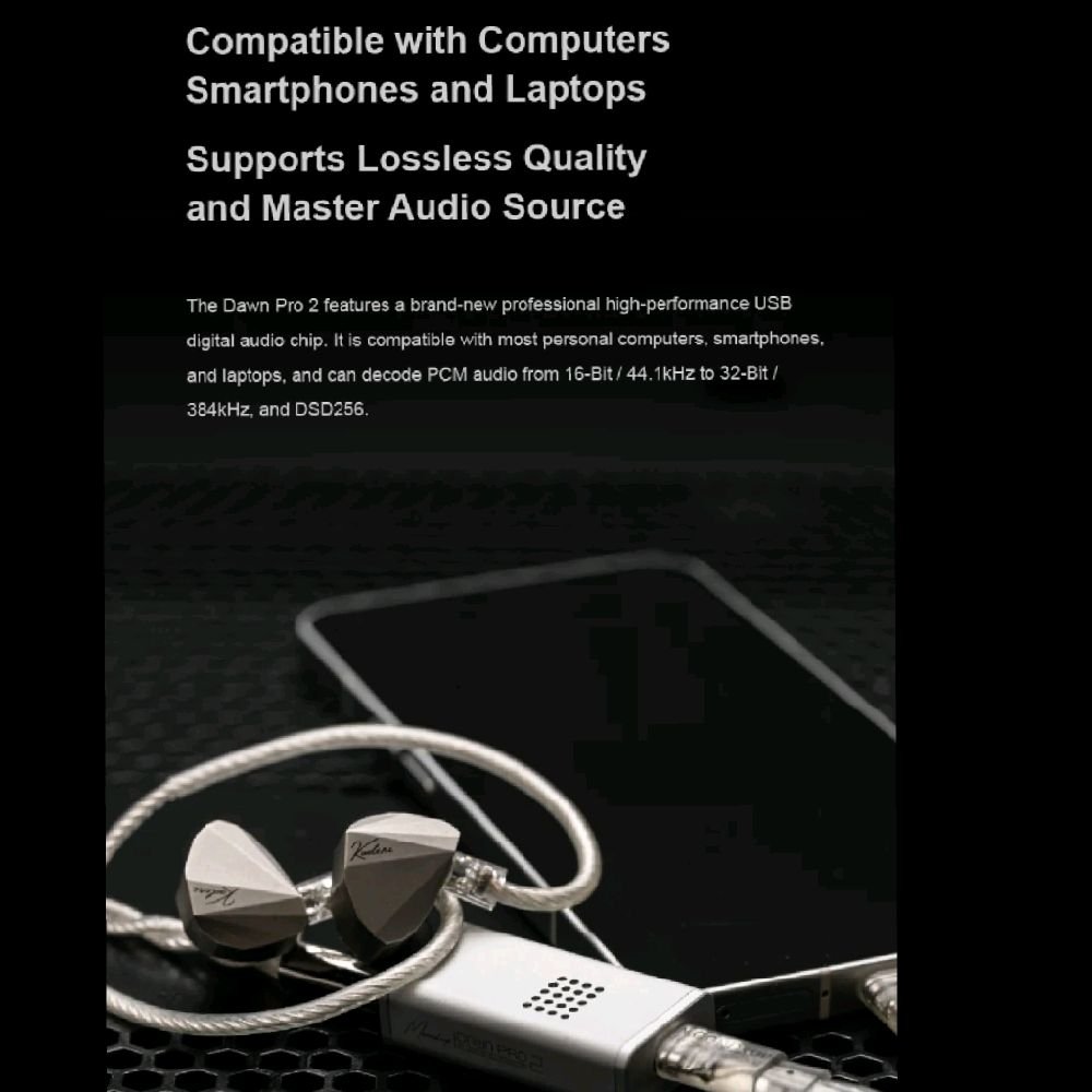Moondrop Dawn Pro 2 / Dawn Pro2 Dual CS43198 Portable / Dongle USB DAC Amplifier / DAC AMP Original