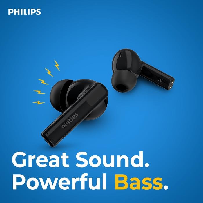 Philips TAT3559 Noise Canceling True Wireless with AI Clear Mic Original