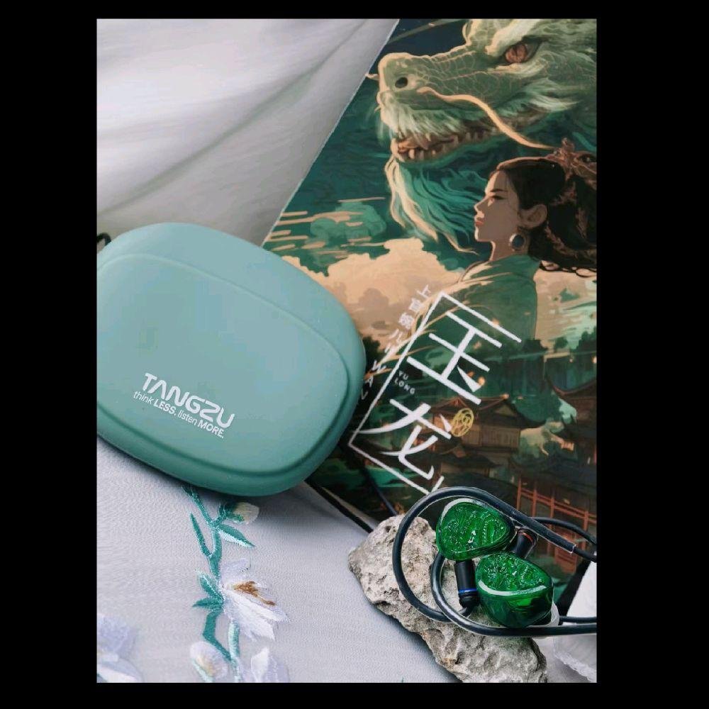 TANGZU Waner 2 / Wan Er 2 / Waner  SG 2 Emerald Jade Dragon Edition 10mm Dynamic Driver In-Ear Monitor Earphones - IEM Original