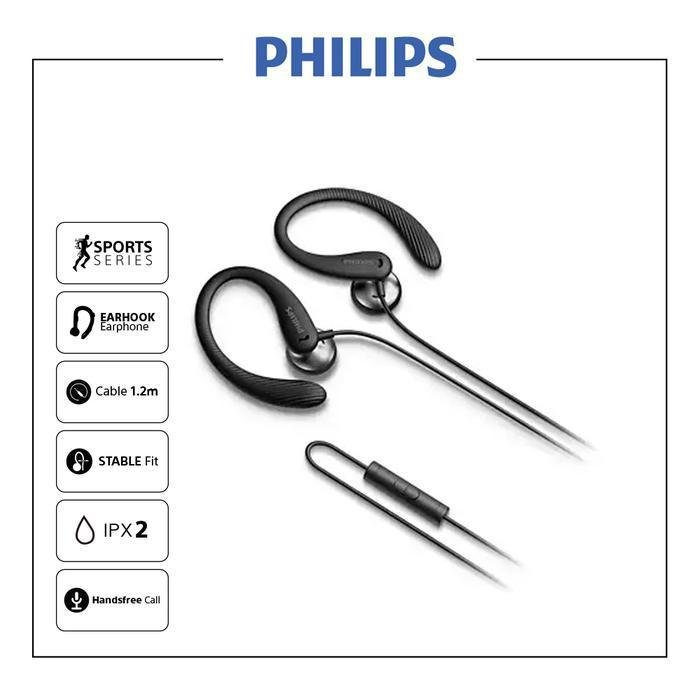 Philips TAA1105 In-ear sports headphones with mic / TAA 1105 Original