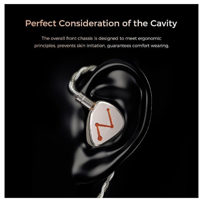Letshuoer DZ4 / DZ 4 Triple Dynamic Drivers Hi-Fi IEM Earphone Original