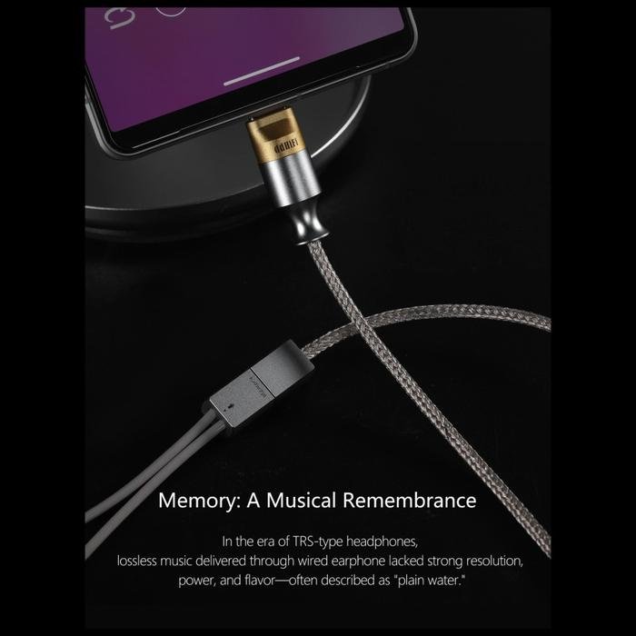 DD DDHIFI M110C / M 110C / M 110 C USB Audio USB C / Type C Interface Decoding In-Ear Monitor Earphones Cable with MMCX and 2-Pin 0.78mm / iem Cable Original