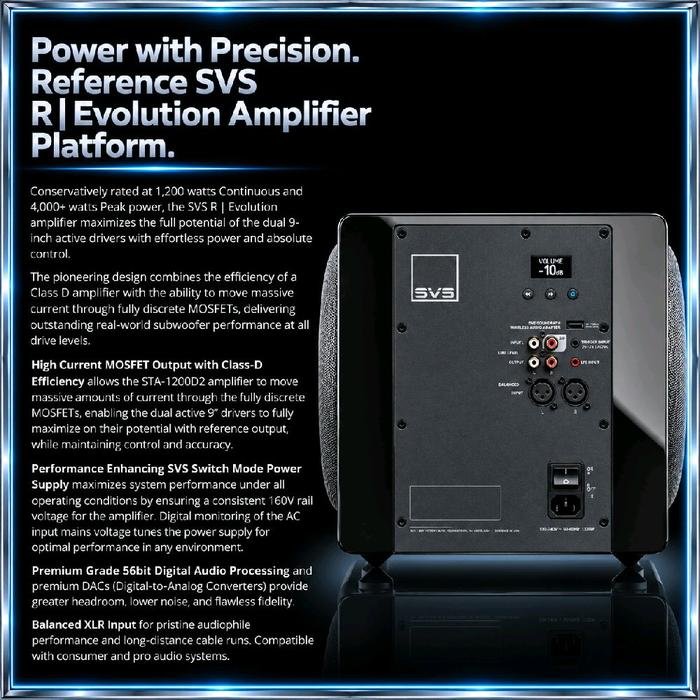 SVS 3000 Micro R Evolution / 3000Micro R Evolution / 3000 Micro REvolution Sealed Subwoofer Original