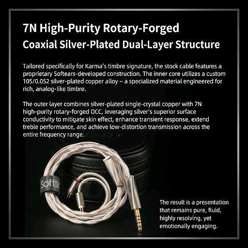 SOFTEARS Karma Flagship 1DD+2BC+4BA+2EST+1MEMS In-Ear Monitor Earphones / IEM Original