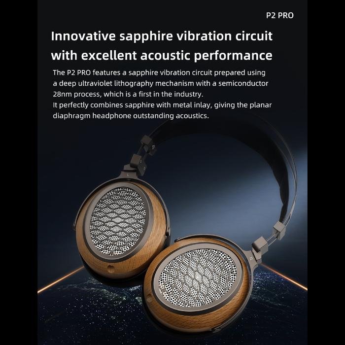 SIVGA P2 Pro / P2Pro / P 2 Pro / P 2Pro Planar Magnetic Driver Open Back Wood Headphone Original