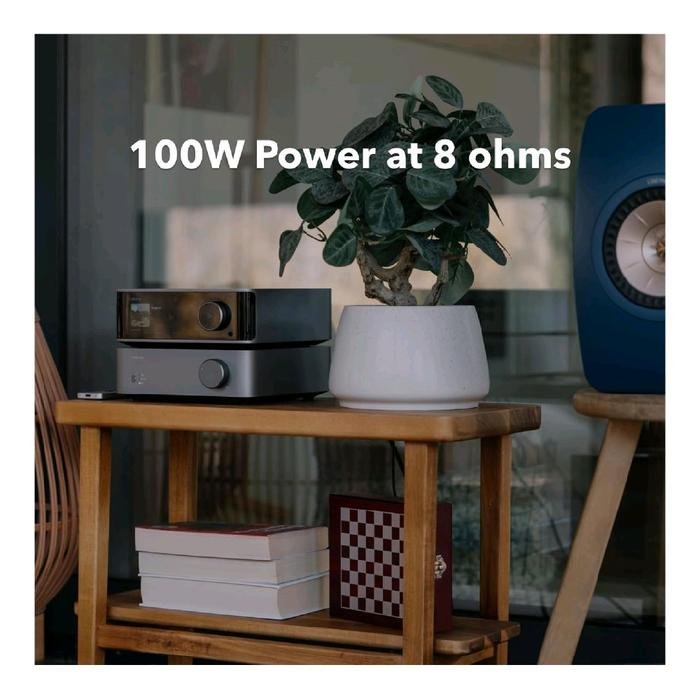 WiiM Vibelink Amp Premium Power Amplifier with Premium ESS 9039Q2M DAC and TI TPA3255 - Amplifier Original