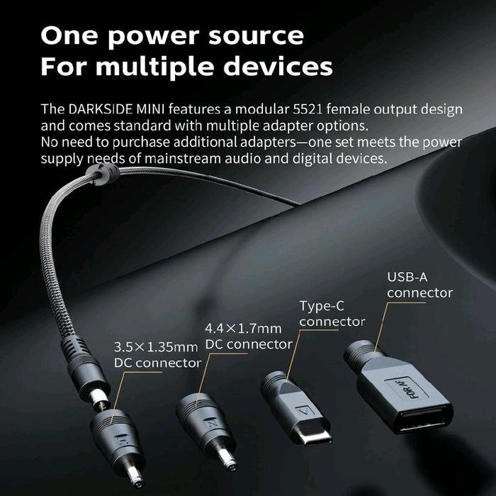 FiiO Darkside Mini – Purified Noise-Reduction Power Supply Original