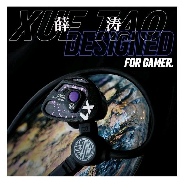 Tangzu Xue Tao 10mm Single Dynamic Driver Glass Diaphragm Unit Gaming In-Ear Monitor Earphones IEM Original