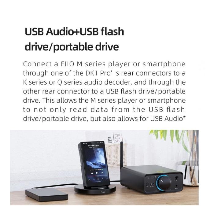 Fiio DK1 PRO / DK1-PRO / DK 1PRO / DK 1 PRO Multifunction Charging Docking / Charging Dock Original