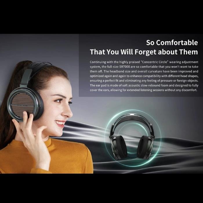 Aune SR7000 / SR 7000 / SR-7000 Butterfly Wired High Sound Quality HiFi Closed End Headphone Original