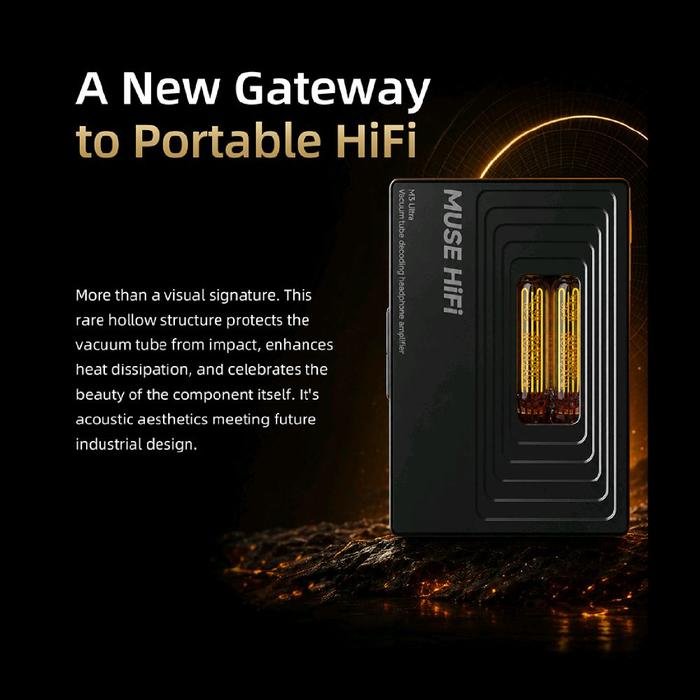 Muse HiFi M3 / M-3 / M 3 Ultra ES9028Q2M Vacuum Tube Portable DAC & Headphone AMP / DAC Amp Original