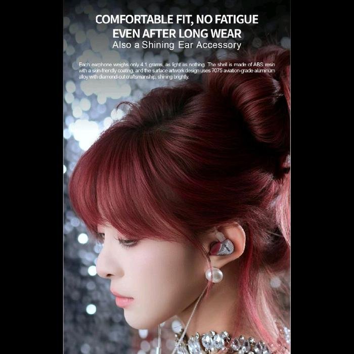 EarAcoustic x Zkaaai Cipher - High Performance 10mm Single Dynamic In Ear Monitor Earphone / IEM Original