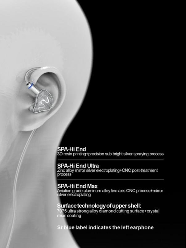 EarAcoustic SPA Hi End 11.4mm Titanium Driver In Ear Monitor Earphone Original