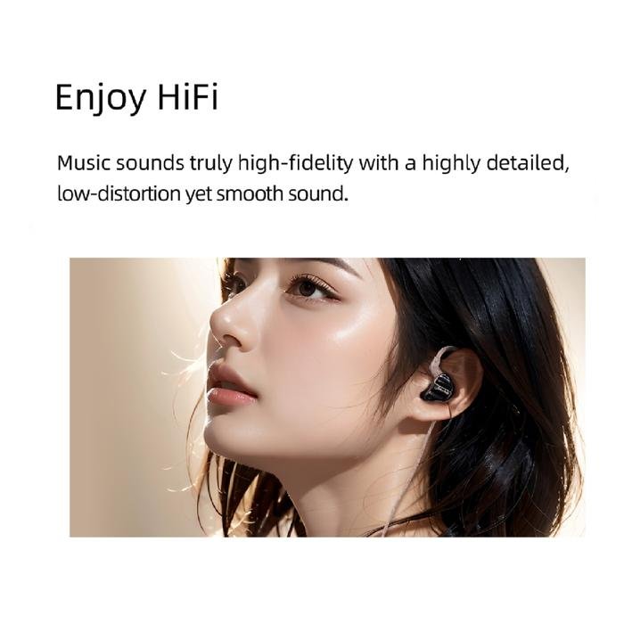 FiiO x Jade Audio JD1 / JD 1 / JD1 TC / JD 1 TC Hi-Res Dynamic In-Ear Monitor Headphones / Headset / with Microphone / IEM Original