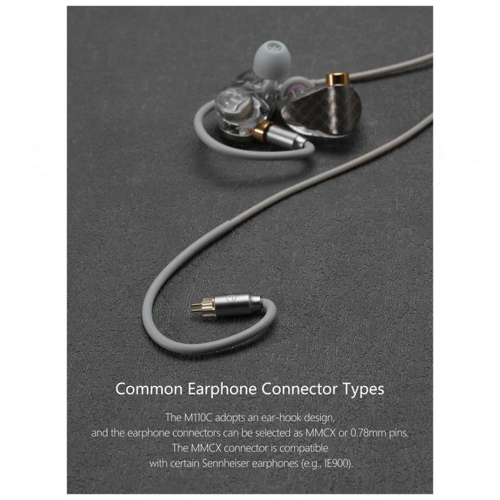 DD DDHIFI M110C / M 110C / M 110 C USB Audio USB C / Type C Interface Decoding In-Ear Monitor Earphones Cable with MMCX and 2-Pin 0.78mm / iem Cable Original
