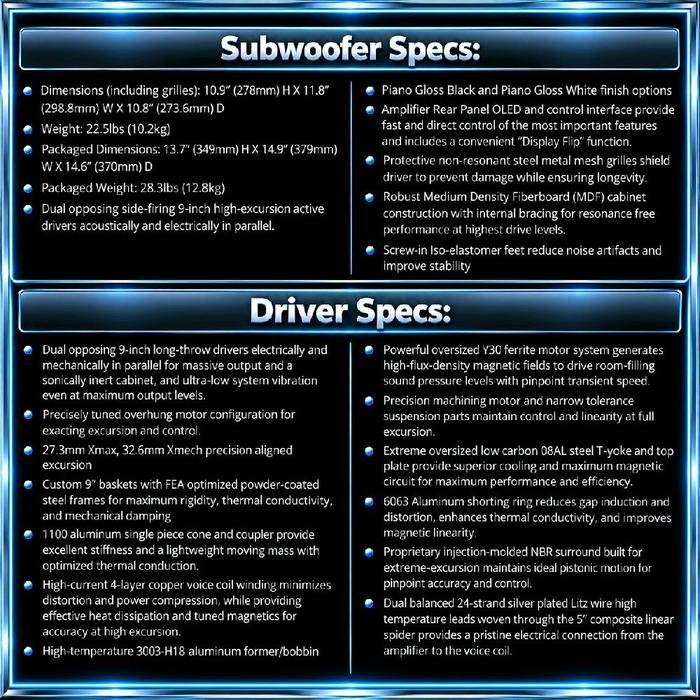 SVS 3000 Micro R Evolution / 3000Micro R Evolution / 3000 Micro REvolution Sealed Subwoofer Original