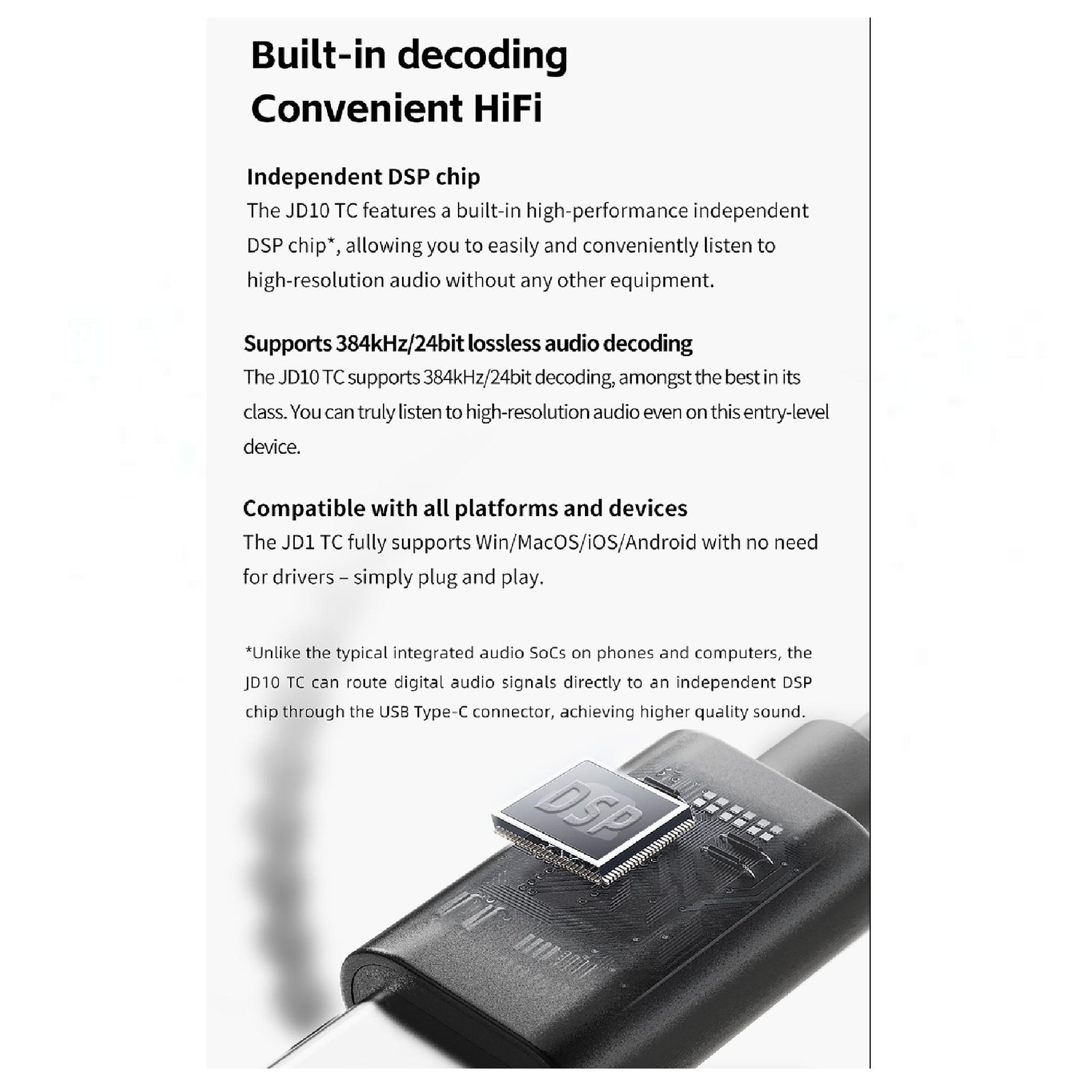 FiiO JD10 / JD-10 / JD 10 / JD-10 TC / JD 10 TC / JD10 TC / JD10TC Hi-Res Dynamic In-Ear Monitor Earphone IEM Original