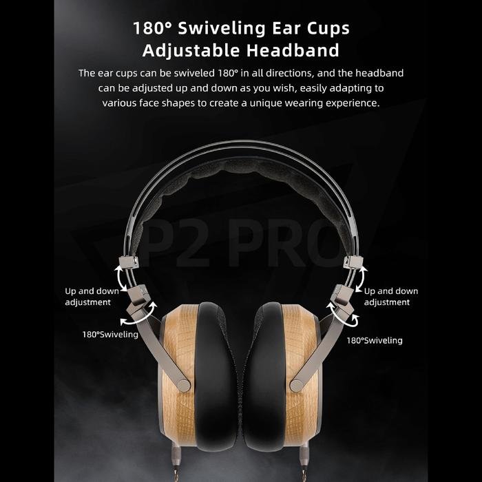 SIVGA P2 Pro / P2Pro / P 2 Pro / P 2Pro Planar Magnetic Driver Open Back Wood Headphone Original