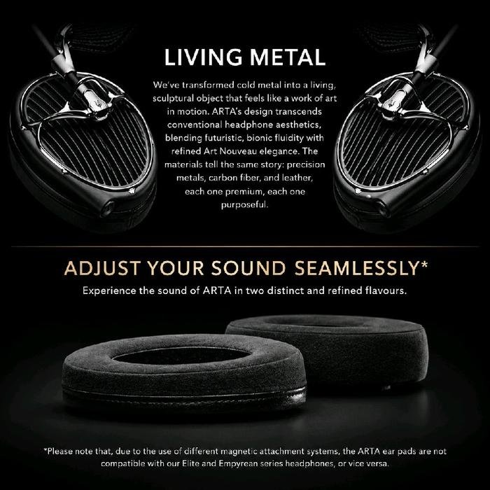 Meze Arta Hi-End Flagship Planar Magnetic Open Back Headphones Original