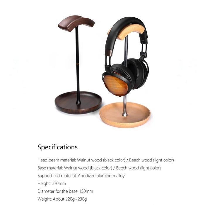DD DDHiFi HS270W / HS 270 W / HS 270W Wooden Headphone Stand / Standing Original