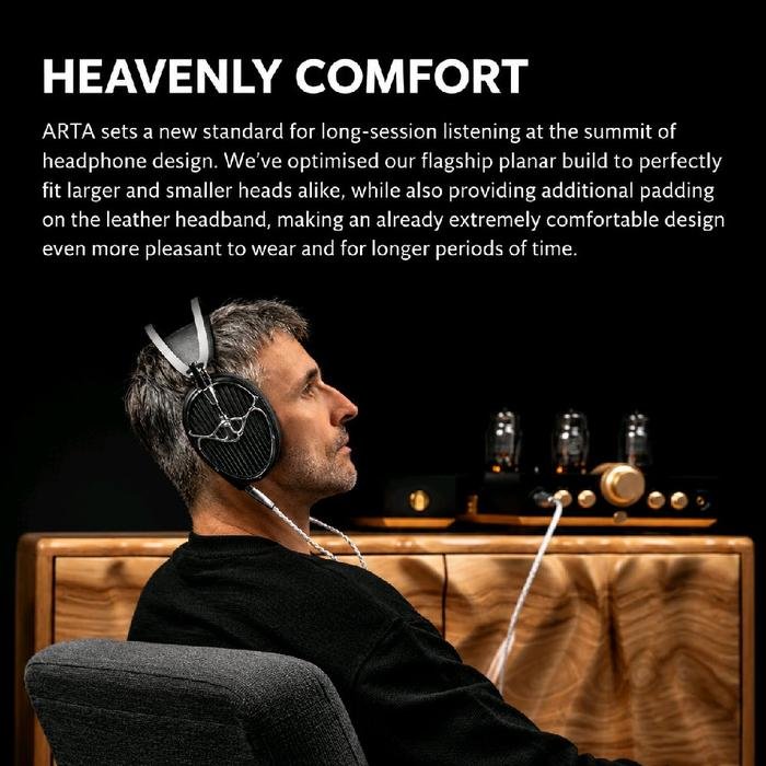 Meze Arta Hi-End Flagship Planar Magnetic Open Back Headphones Original