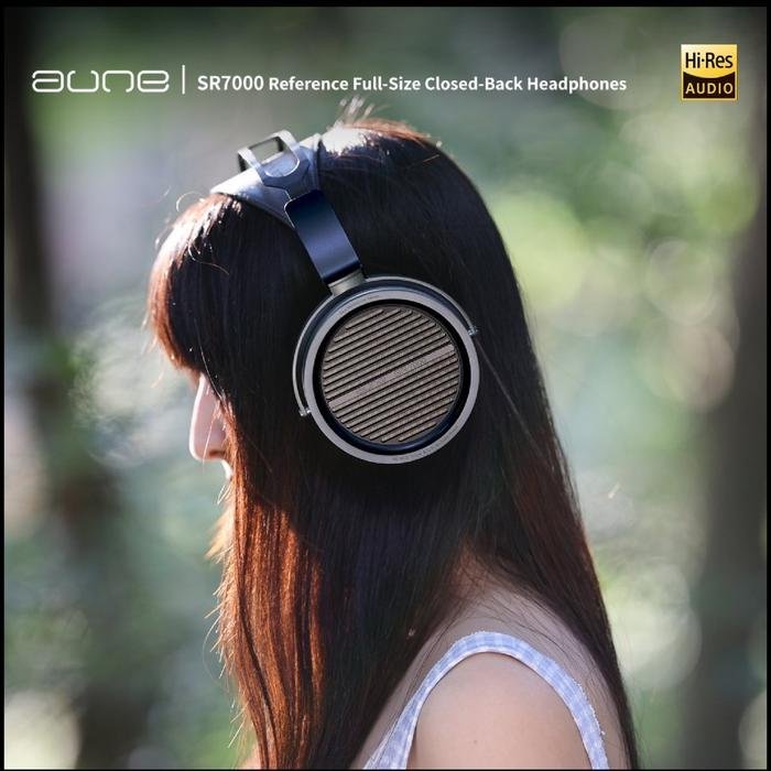 Aune SR7000 / SR 7000 / SR-7000 Butterfly Wired High Sound Quality HiFi Closed End Headphone Original