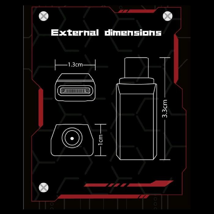 Tangzu Harmonic Empire HE Zhang Ba She Mao / ZBSM Adapter 4.4mm Female to Type-C Audio Codec Chip KT0231H Portable DAC Amp Original