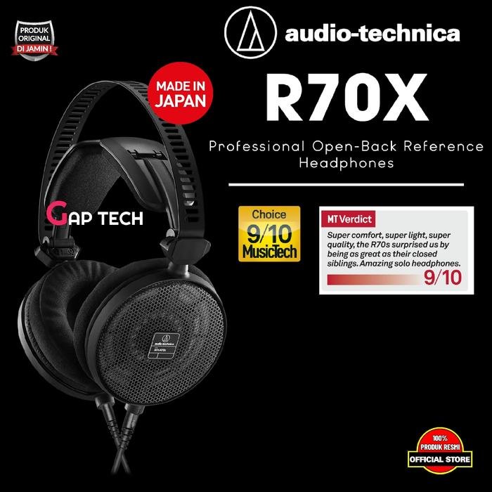Audio Technica ATH R70x / ATH R 70x / ATH R70xa / ATH R 70xa / ATH R50x / ATH R 50x / ATH R30x / ATH R 30x Professional Open-Back Reference Headphones Original - ATH R70X