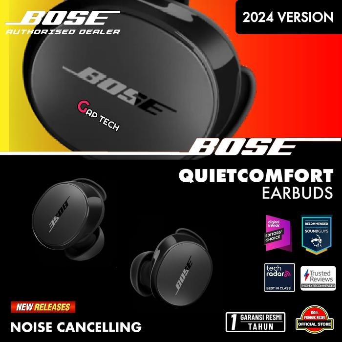 Bose QuietComfort Earbuds (2024) ANC Noise Cancelling True Wireless Earbuds TWS Original - Black