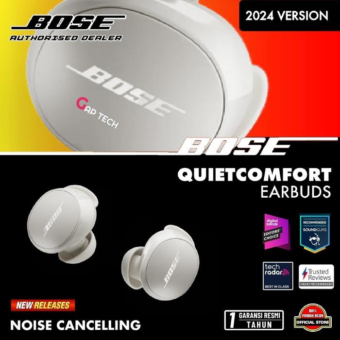 Bose QuietComfort Earbuds (2024) ANC Noise Cancelling True Wireless Earbuds TWS Original - WHITE SMOKE