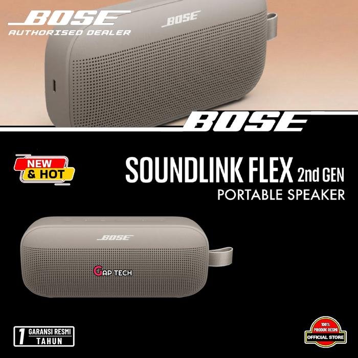Bose SoundLink Flex 2nd Gen / Flex II Portable Bluetooth Speaker Original - SANDSTONE