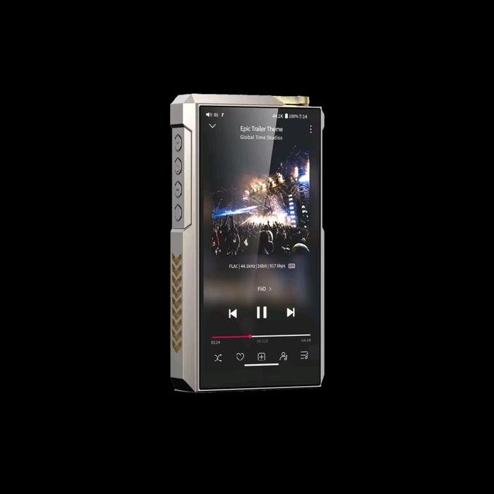 FiiO M27 / M 27 / M-27 Flagship Hi-Res Music Player with Dual ES9039SPRO DAC Digital Audio Player / DAP Original - TITANIUM